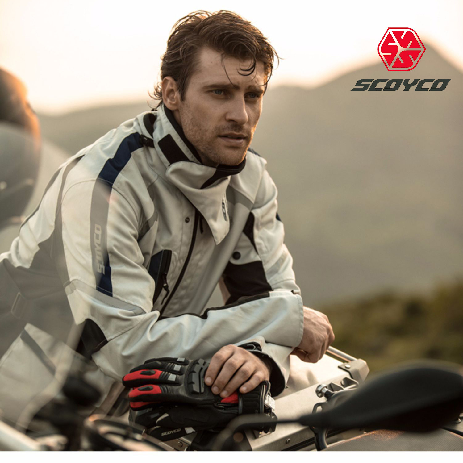 Saiyu Scoyco traje de ciclismo motocicleta carreras tensión traje hombres resistente a la caída impermeable cálido invierno a prueba de viento