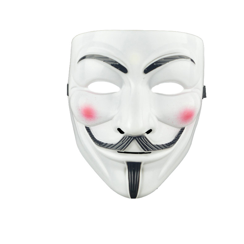 Halloween máscara de venganza en V máscara de temática de película máscara de venganza V máscara de cara V máscara de baile de calle V máscara de viejo