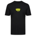 Black yellow letters
