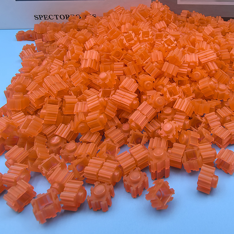 LEGO-kompatible 8mm kleine Teilchen Schüttgut Bausteine Großhandel Kinder Bastelzubehör Bildungs-Puzzlespielzeug