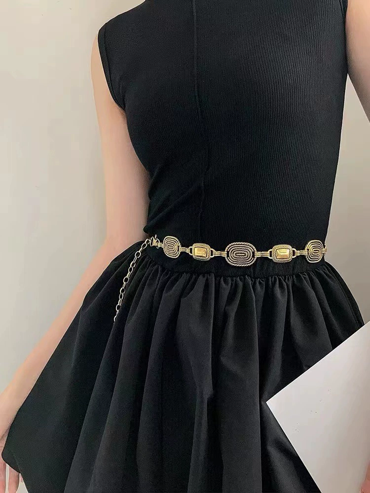 Retro dress, brand fashionable skirt, high-quality style, Korean style