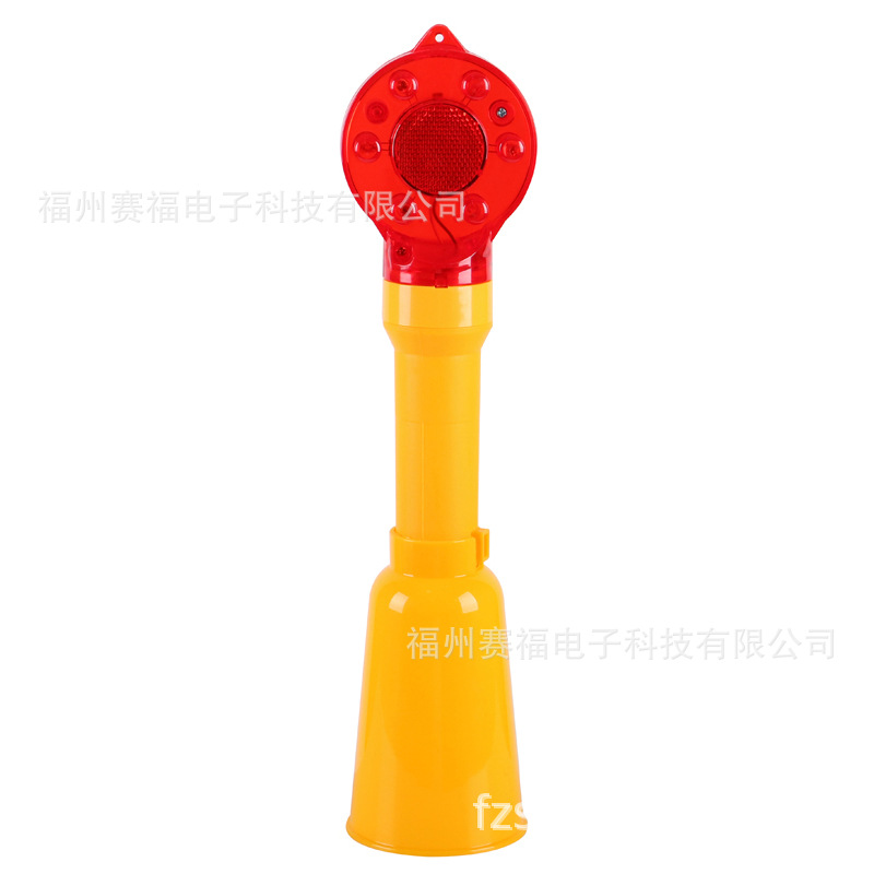 日本畅销LED路障灯、道路施工安全警示灯、光控感应路锥需放电池