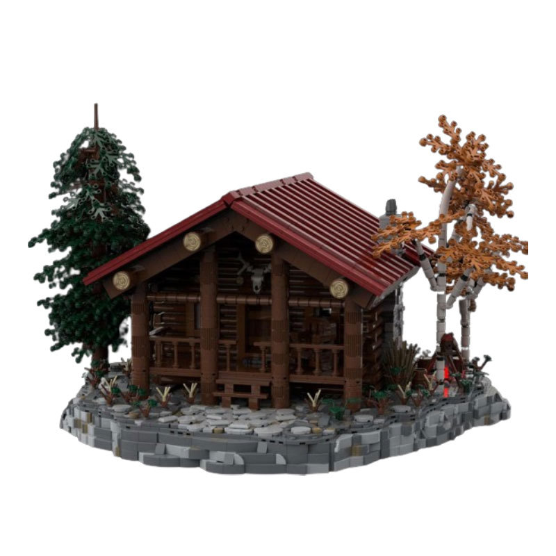 Exquisite Montana Cabin Assembly Blocks Building House Set_voghion.com