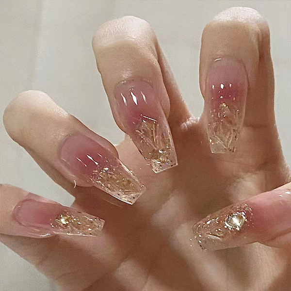 Almond nail stickers