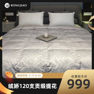 Duvet 95 white goose down winter quilt thickened warm goose down quilt double quilt spring and autumn thickened winter quilt for students