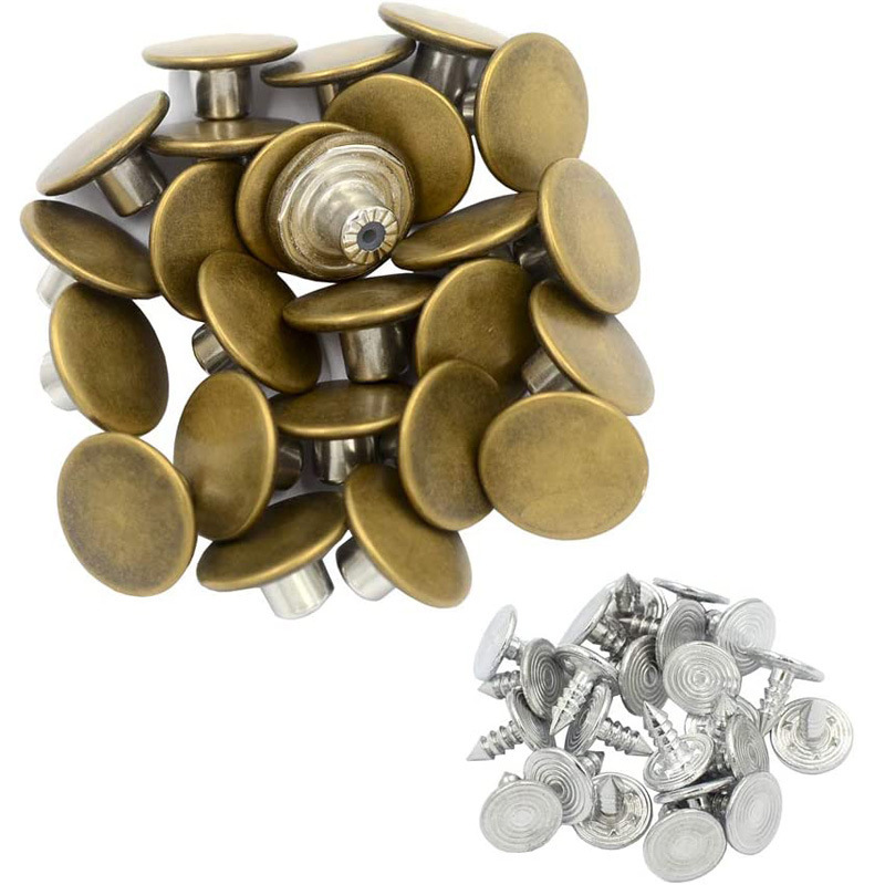 17mm I-shaped buckle replacement jeans metal snap button Denim replacement kit sling seamless button