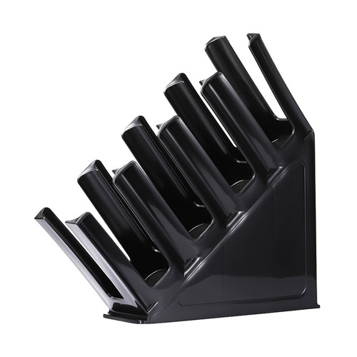 Factory wholesale milk tea coffee cup holder disposable paper cup holder black oblique four-grid storage acrylic cup taker