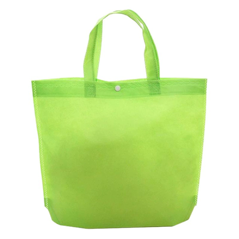 В наличии non-сплетенный мешок с пряжкой Пустой складной горячего прессования Сумка-тоут высокого класса Non-сплетенная хозяйственная сумка напечатанный логос