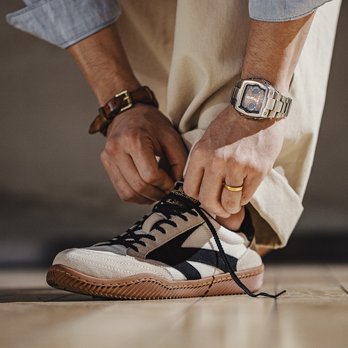 Madden Workwear American Retro Low-top Casual Shoes White Shoes Niche Shoes Olympia Sports Shoes Men's Autumn