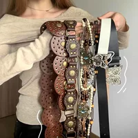 Богемная металлическая цепочка на талию, женское украшение с юбкой, свитер, стиль ретро, брюки y2k, пояс