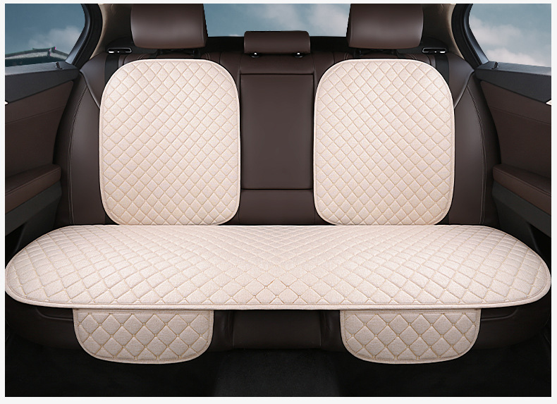Universal Linen Car Seat Cushion Four Seasons