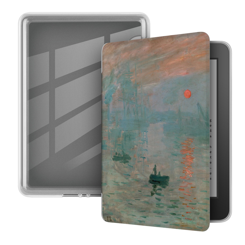 Aplicable kindle paperwhite6543 acrílico pintado funda protectora 658/558 funda protectora transparente