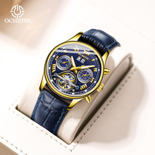 OCHSTIN外贸新陀飞轮全自动机械男表防水夜光多功能腕表代发6137B
