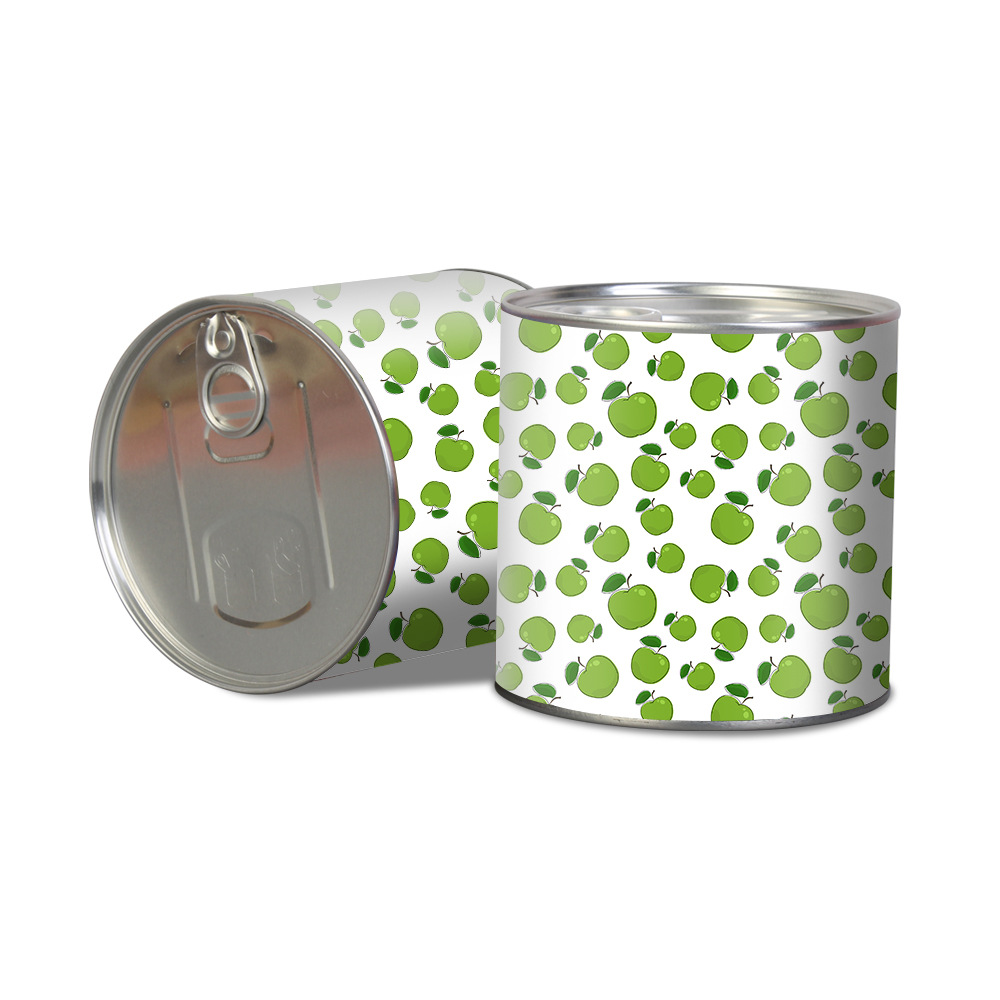 创意结婚喜糖礼盒定 制欧式铁罐糖果盒 圆形易拉盖伴手礼包装盒