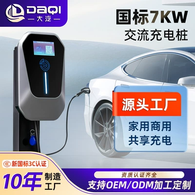 National Standard Operation Version 7Kw Car Charging Station for Residential Areas with 7-Port Charging Gun Head for New Energy Electric Vehicles (Elektrikli avtomobil şarj stansiyaları) - home-edition