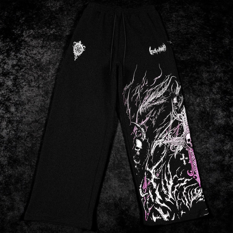 Breathedivinity American Trendy Men's Sports Pants Jogging Sports Fitness Printed Casual Straight Pants Breathedivinity American Trendy Men's Sports Pants Jogging Sports Fitness Printed Casual Straight Pants