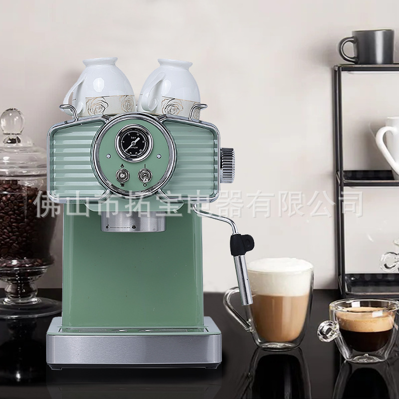EM3203 20bar bomba semiautomática máquina de café italiana antiguo máquina de café espresso de presión doméstica