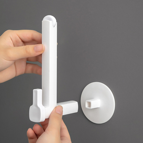 Adjustable steering retractable curtain holder without punching shower curtain wall hook side hook door curtain drawstring storage buckle clip