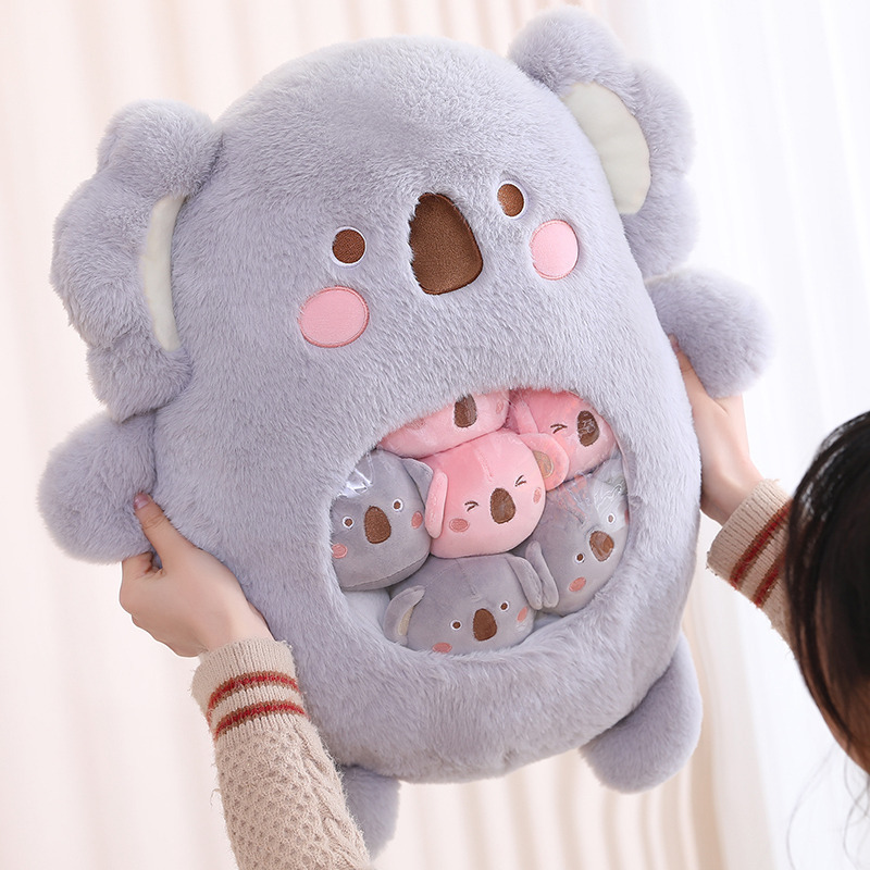 Muñecas de dibujos animados transfronterizos una gran bolsa de muñecas de bocadillos almohada lindo juguete de peluche almohada de oficina al por mayor