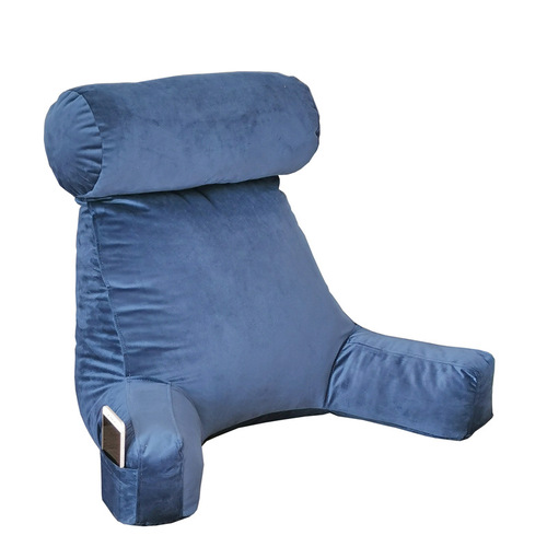 Compressed delivery triangle pillow cushion cross-border supply reading pillow with cylindrical bone pillow with armrest wedge pillow