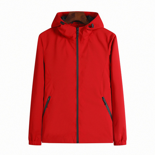 Spring and Autumn Sports Jackets Men's Plus Size Casual Jackets for Young and Middle-aged People Hooded Outdoor Windproof Jackets Men's Tops