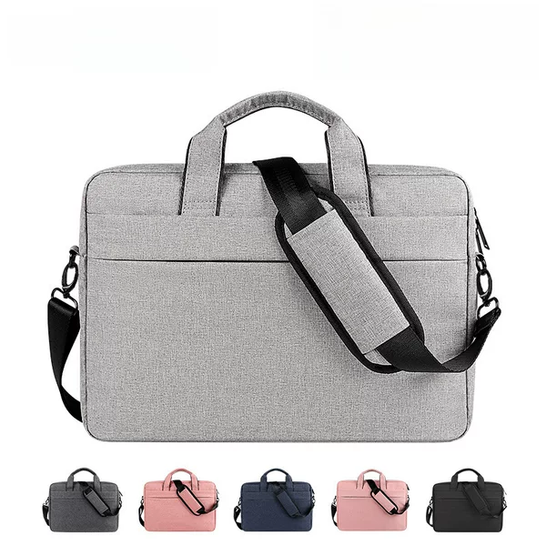 Wholesale shoulder portable laptop bag waterproof briefcase 131415.6 inch men and women can print logo