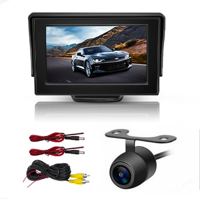 Light Reversing Rearview Camera: Car display - 43-desktop-small-butterfly-dual-switching