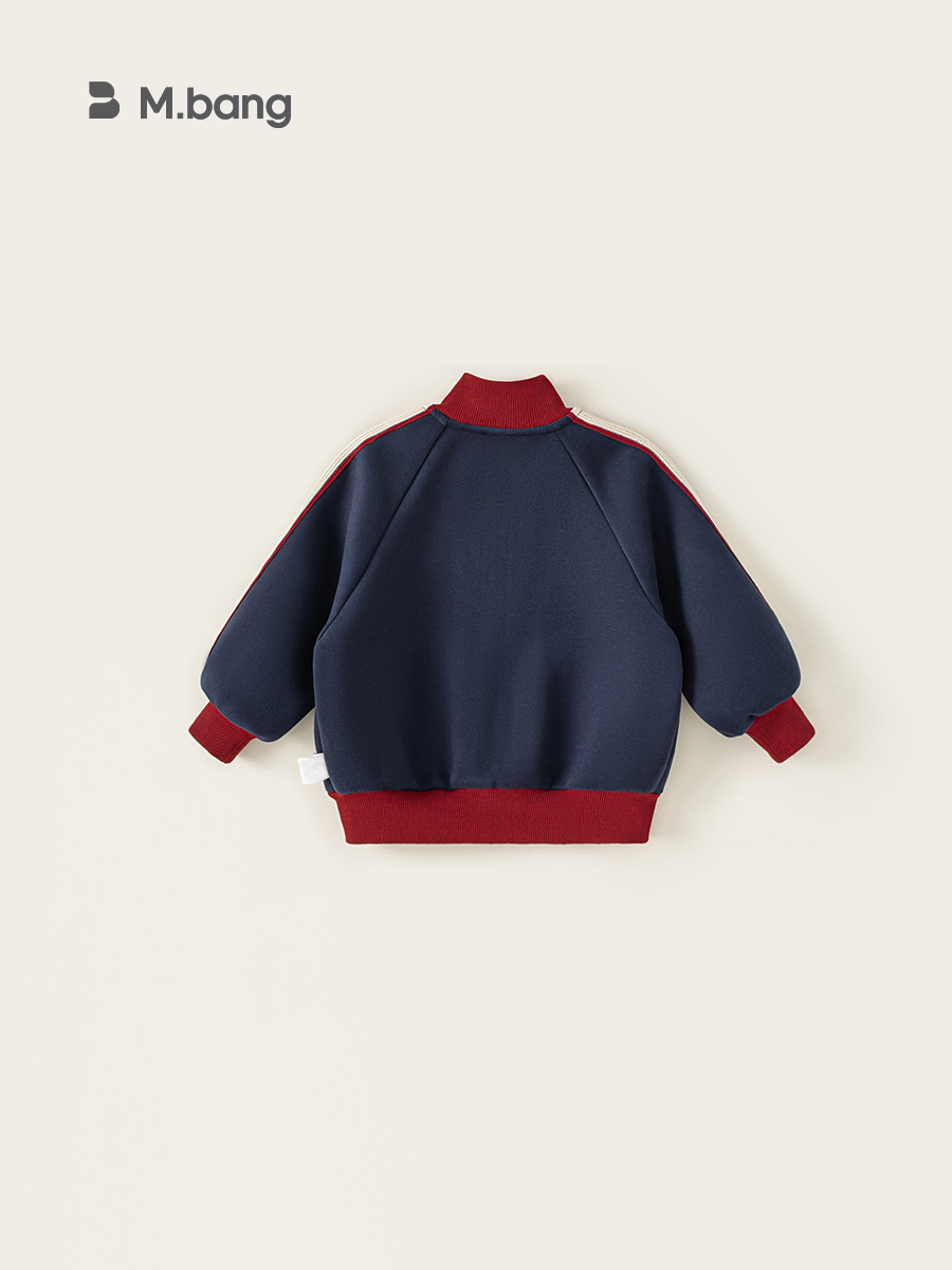 Yoobao ropa infantil de otoño 2025 chaqueta de niños chaqueta deportiva a rayas chaqueta de cremallera de niñas chaqueta de béisbol