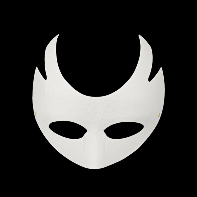 Amazon Venta caliente accesorios de máscara en blanco papel blanco pulpa pintado a mano jardín de infantes niños material didáctico de graffiti hecho a mano