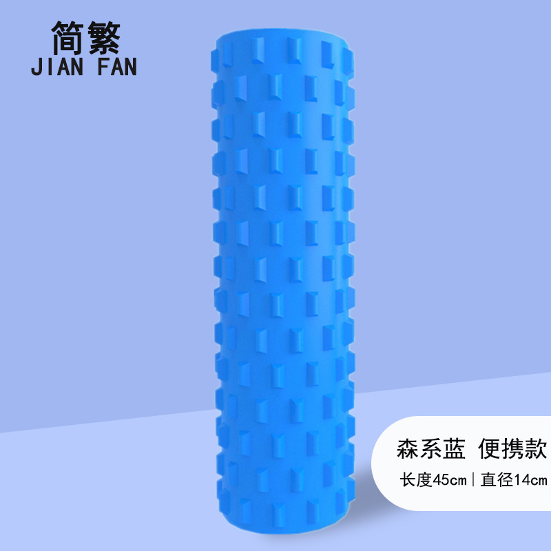 Espuma eje muscular relajación flaco becerro Lobo diente eje masaje palo yoga rodillo equipo de fitness yoga columna
