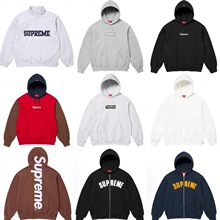 �߰汾supreme25SS ����HOODED SWEATSHIRT ��LOGO�ӽqñ���l��