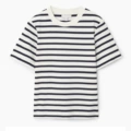Navy and white stripes