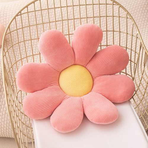 Sunflower pillow, daisy seat cushion, petal flowers, office floor, wholesale, student chair, zabuton, butt cushion