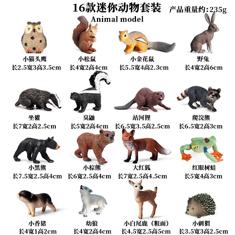 Cognitive realistic marine animal model, dinosaur, toy