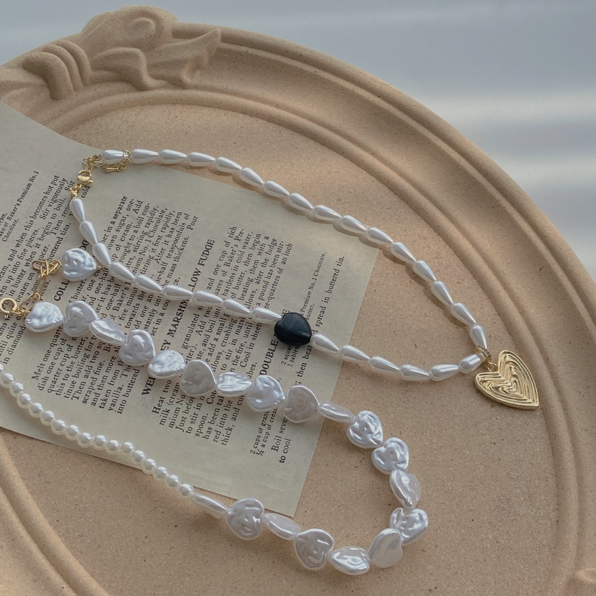 Retro beaded bracelet handmade pearl