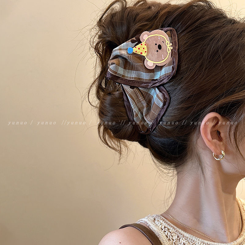 Original Design Cute Cartoon Clip for Women 2025 New Style Hair Clip with Multiple Hair Clips for the Back of the Head, High-End Shark Clip