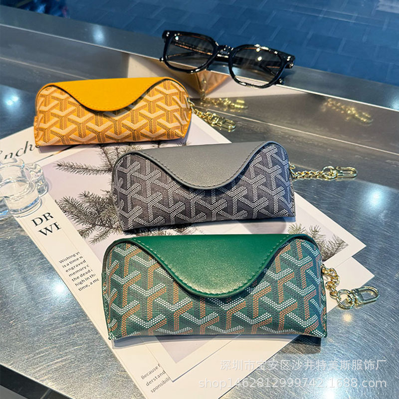 Universal Glasses Storage Bag Anti-pressure Portable Men's and Women's Myopia Glasses Protective Case Hanging Bag Fashion Sunglasses Glasses Case