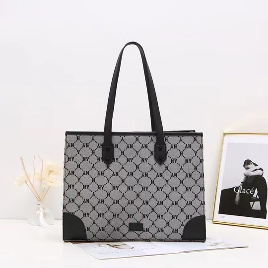 South Korea MLB Tote Bag 2024 New Women's Retro Large Capacity NY Fashion All-match Commuter Hand Shoulder Bag