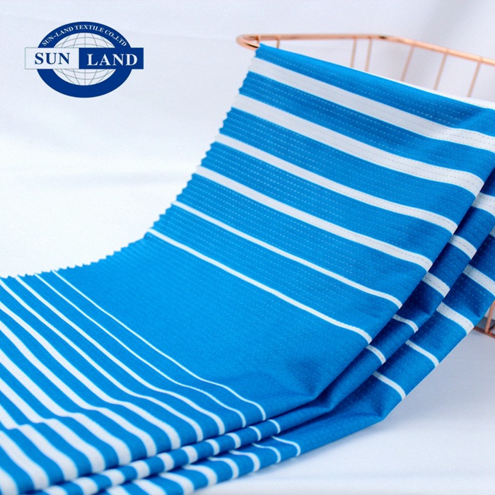 厂家供应涤氨弹力单面针织网眼布 单面网眼 弹力单面网眼布