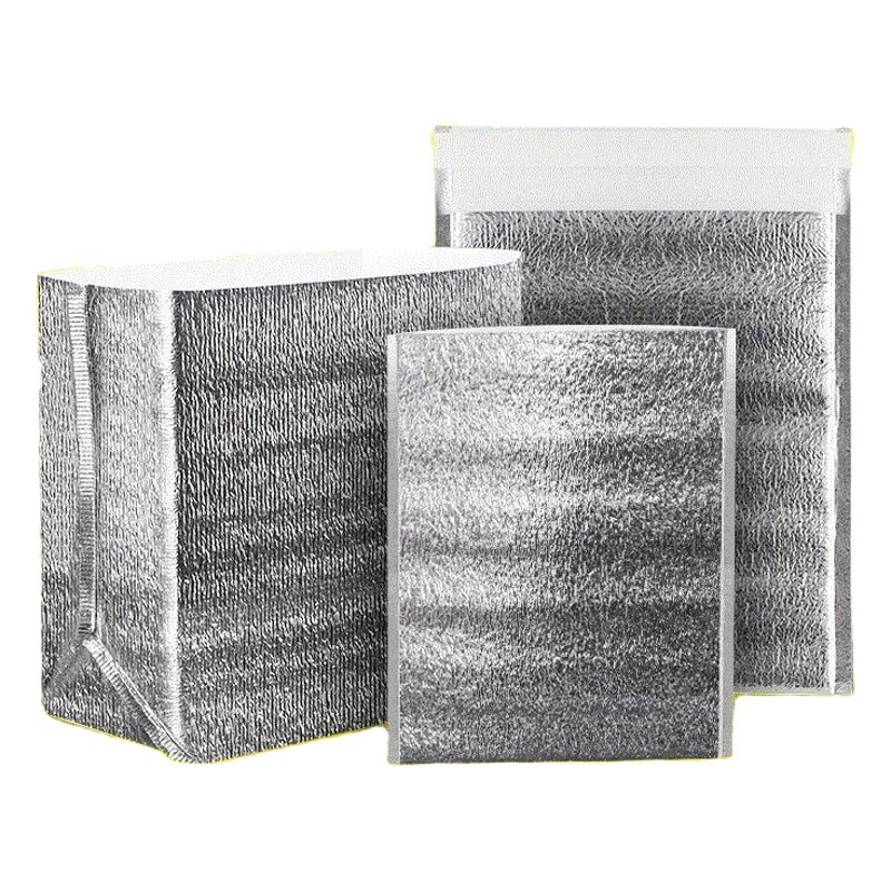 Thickened Stereo Take-Out Insulation Bag, Navel Orange Fruit, Fresh Food, Portable Foldableing Large-Diamect Aluminum Foil Insulation Ice Bag