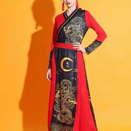 夏季打鼓演出服国潮套装爵士舞服装古典舞现代舞中国表演年会舞蹈