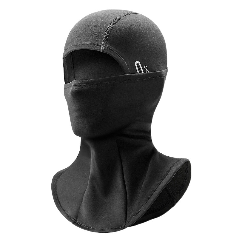 Montar al aire libre, casco cálido, protector facial, máscara a prueba de viento y frío balaclava, máscara de esquí de terciopelo para hombres y mujeres