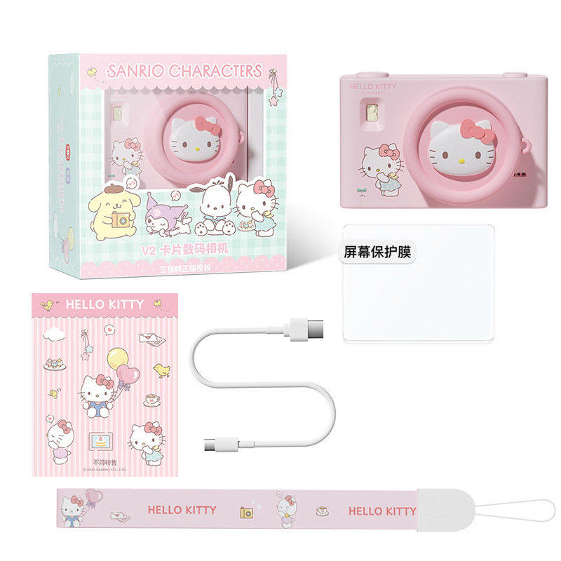 Sanrio CCD tarjeta de cámara de fiesta de estudiantes puede tomar fotos y grabar video cámara digital para regalos de novia