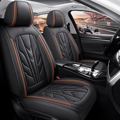 All-Season Nappa Leather Wear-Resistant, Comfortable: Universal seat cover