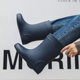 Cross-border fashion rain boots men's kitchen work oil-resistant non-slip rubber shoes water boots car wash waterproof shoes construction site labor protection boots