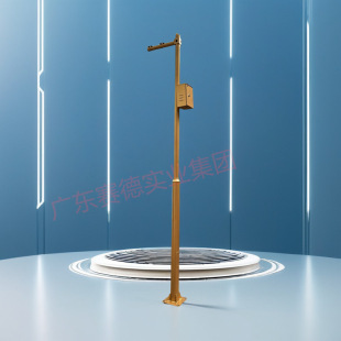 Bronze monitoring pole 2 meters 3 meters 4 meters camera column bolt ball machine bracket welding structure thickened