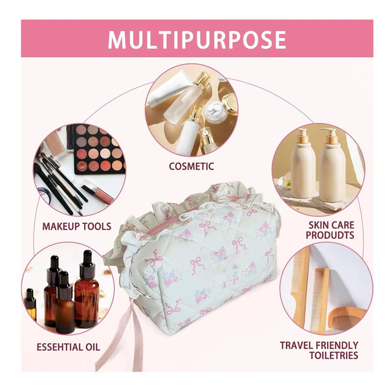 Cute cosmetic bag for traveling, storage bag