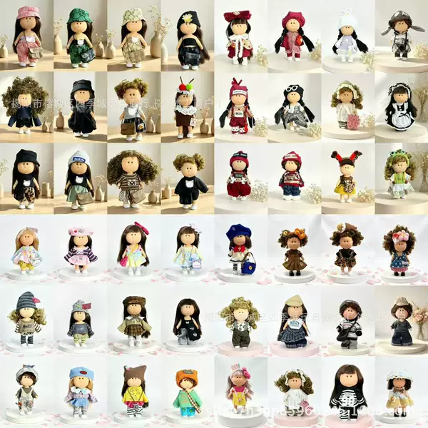 Wholesale 14cm Mini Potato Doll Mia Spain 14cm Doll Clothes Dress Doll Dressing Set