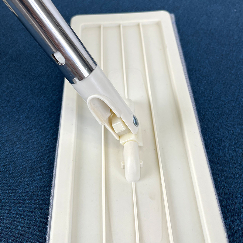 Mopa doméstica de fregado sin esfuerzo con diseño de lavado sin manos, de doble uso para limpieza en seco y húmedo, mopa giratoria para sala de estar, venta al por mayor.