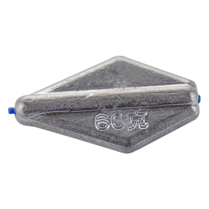 Songyuan fishing gear flat plane lead drop large gram heavy heart plastic core fishing drop freshwater sea fishing scale lead Luya lead